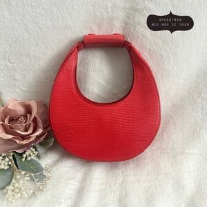 Staud Goodnight Moon Bag Red Rose